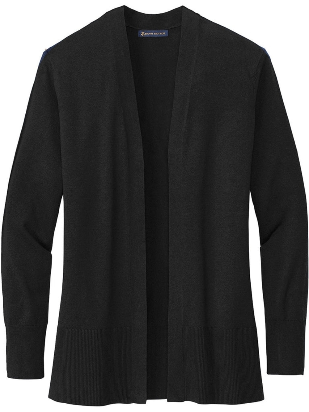 Brooks Brothers Black Open-Front Women's Cardigan - Picture 2 of 6